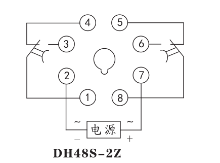 Industrial Universal Automotive Dh48j AC12V-380V 50Hz Time Counter Relay for Intelligent Home