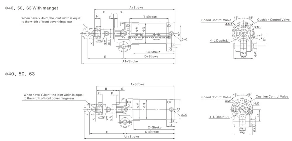 China Manufacturer of Xck Series Clamping Cylinder