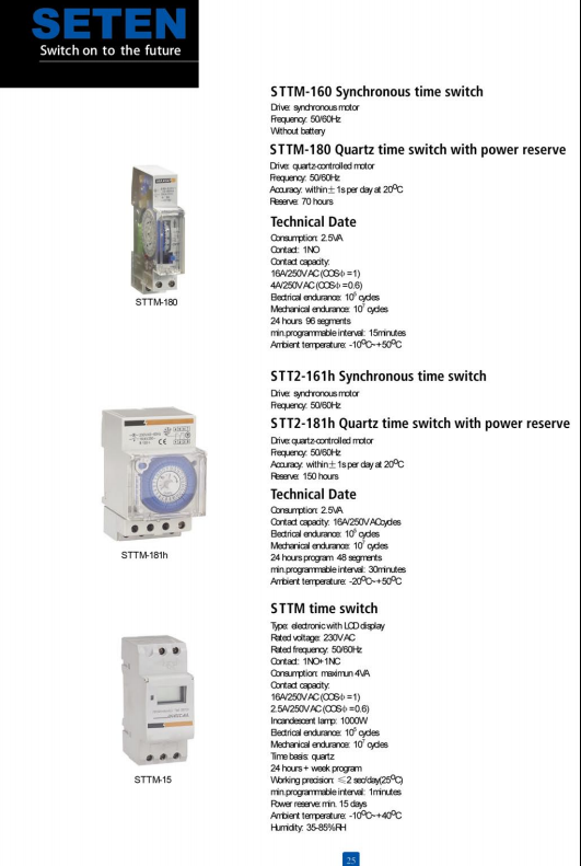 Electrical Switch Timer Switch Time Switch Timer Relay