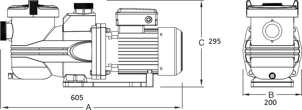 Factory Direct Sale Electric Circulate Swimming Pool Water Pump (WL-HLLF Series)