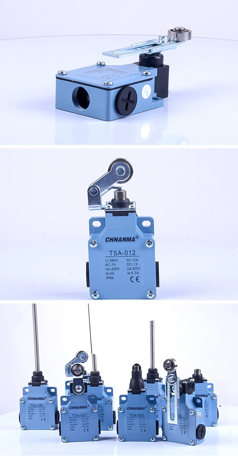 Tsa Series Push Plunger Type Heavy Duty Aluminium Mini Door Electric Limit Switch