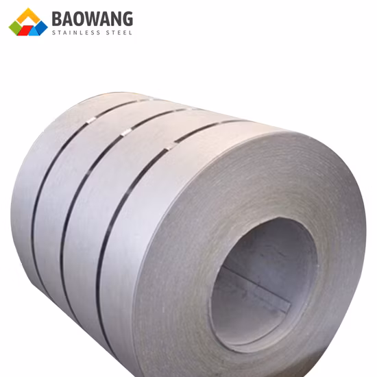 Maßgeschneiderte Flachspule aus Edelstahl der Serie 200/300/400 mit 2b/HL-Finish und blankem Metall