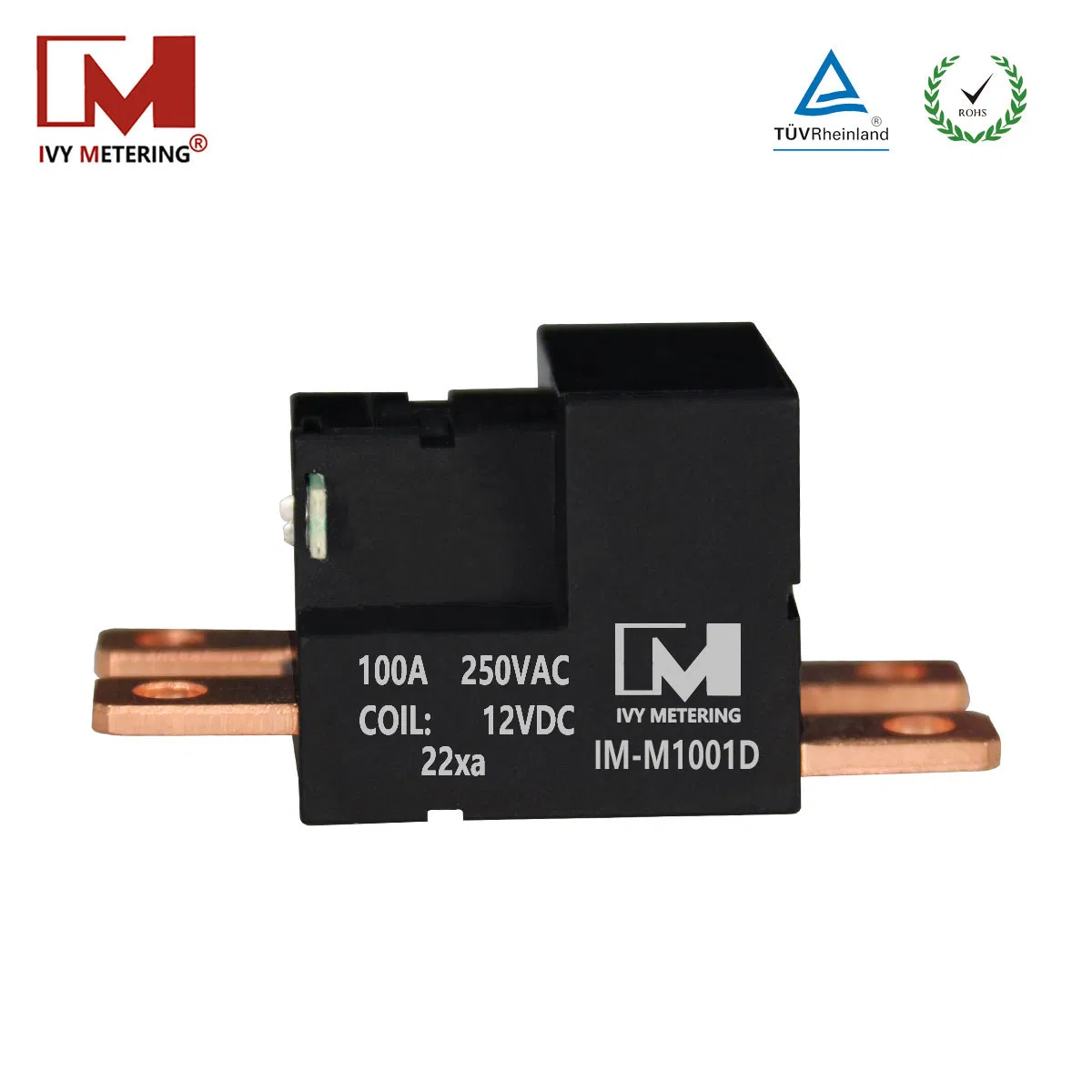 100 A Magnetimmunität 500 m Miniatur-2-poliges Hochleistungs-Motorrelais mit Verriegelung für Smart Meter